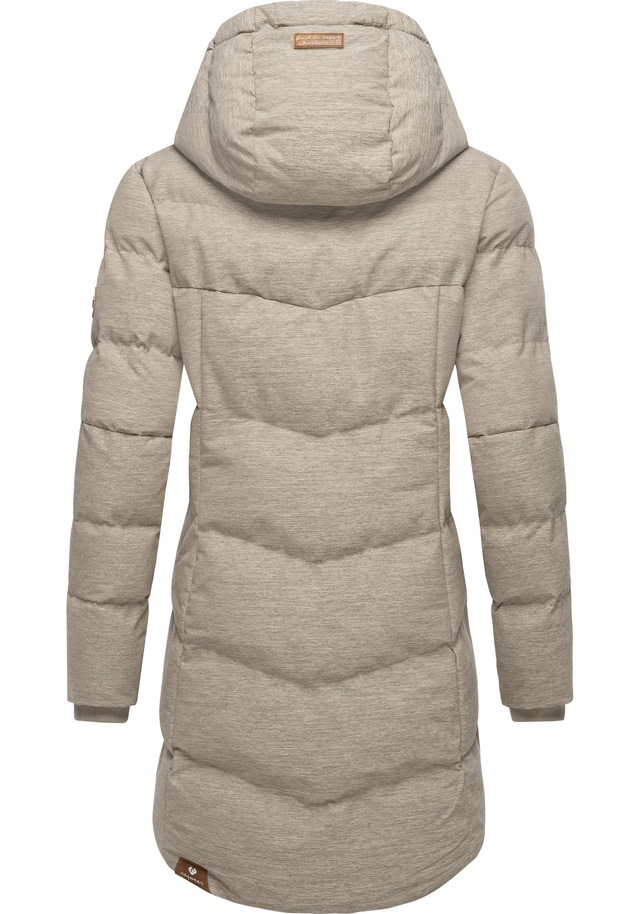 Ragwear Wintermantel »Pavla« stylischer Winterparka mit Teddyfutter und Kapuze