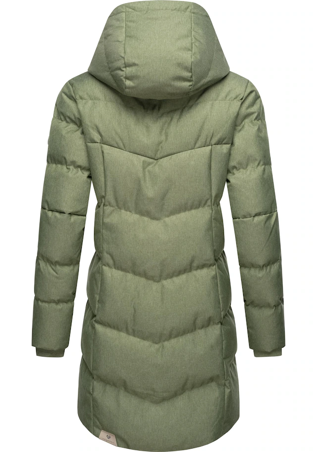 Ragwear Wintermantel »Pavla« stylischer Winterparka mit Teddyfutter und Kapuze