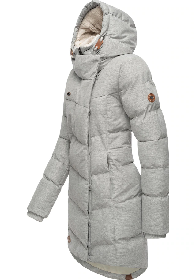 Ragwear Wintermantel »Pavla« stylischer Winterparka mit Teddyfutter und Kapuze