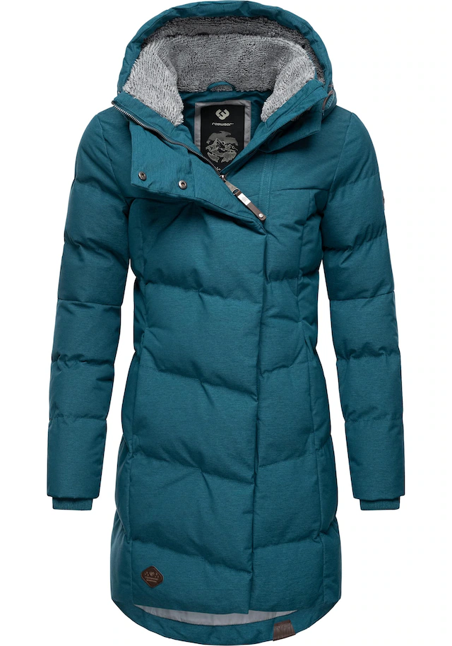 Ragwear Wintermantel »Pavla« stylischer Winterparka mit Teddyfutter und Kapuze