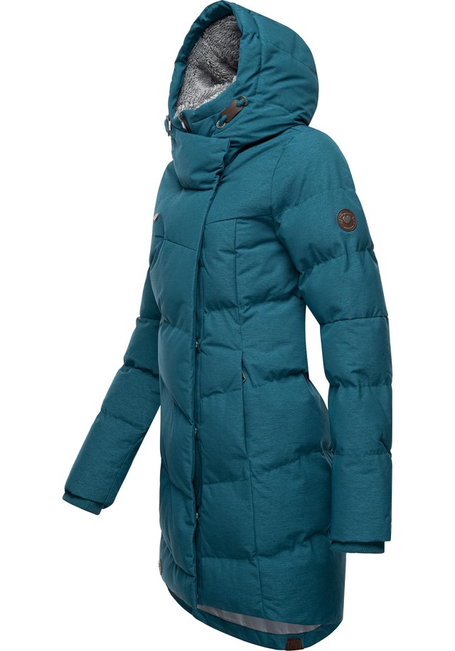 Ragwear Wintermantel »Pavla« stylischer Winterparka mit Teddyfutter und Kapuze