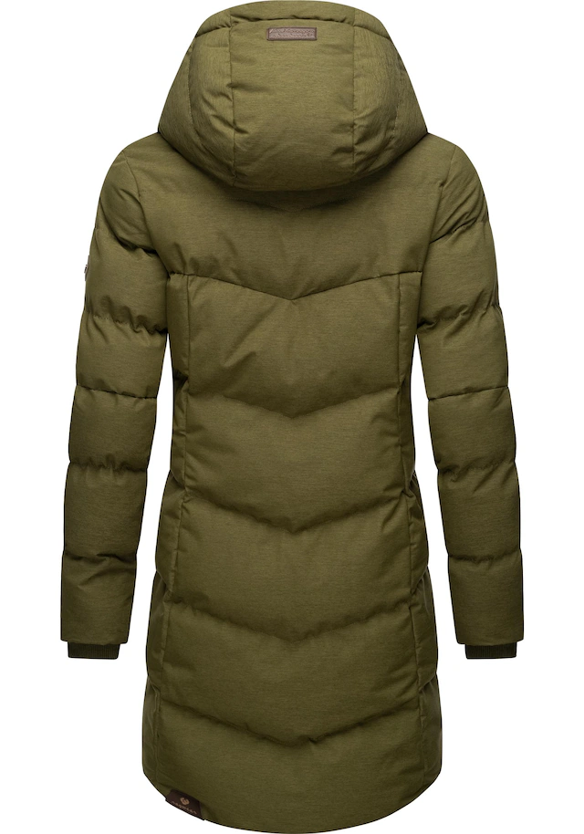 Ragwear Wintermantel »Pavla« stylischer Winterparka mit Teddyfutter und Kapuze