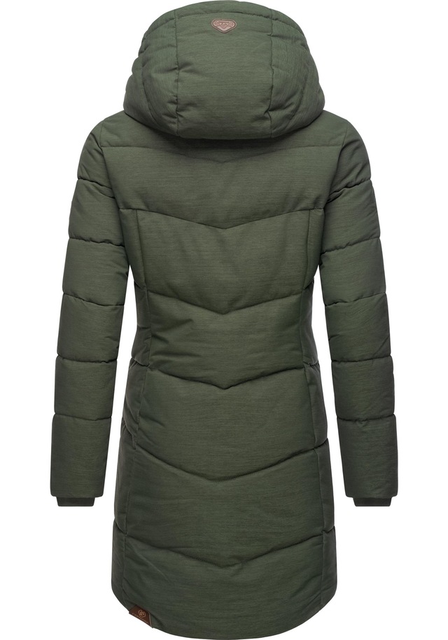 Ragwear Wintermantel »Pavla« stylischer Winterparka mit Teddyfutter und Kapuze