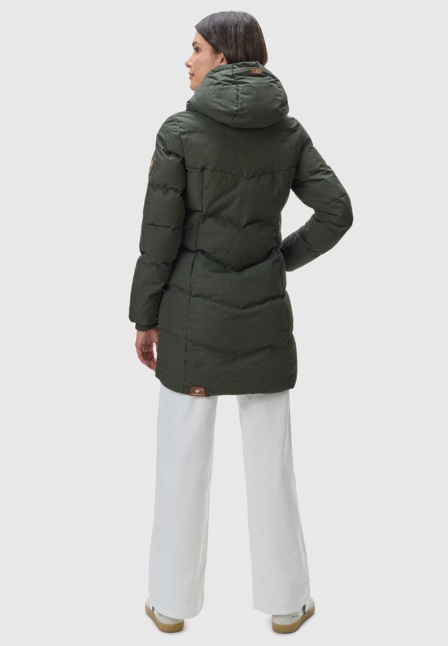 Ragwear Wintermantel »Pavla« stylischer Winterparka mit Teddyfutter und Kapuze