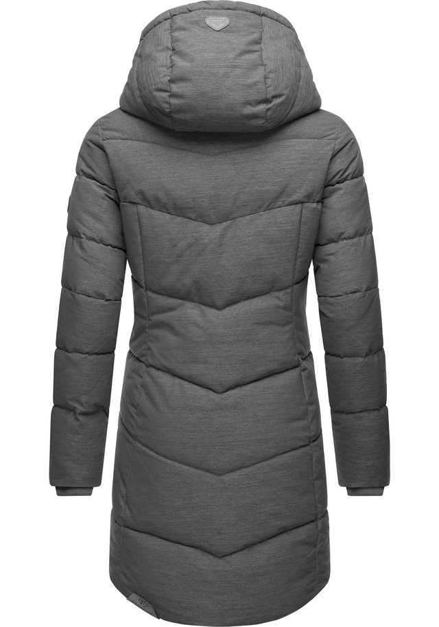 Ragwear Wintermantel »Pavla« stylischer Winterparka mit Teddyfutter und Kapuze