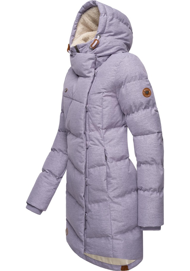 Ragwear Wintermantel »Pavla« stylischer Winterparka mit Teddyfutter und Kapuze
