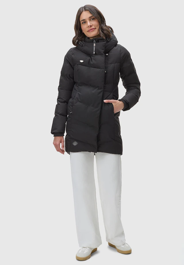 Ragwear Wintermantel »Pavla« stylischer Winterparka mit Teddyfutter und Kapuze