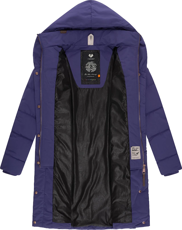 Ragwear Steppmantel »Natalka« stylischer, gesteppter Winterparka mit gefütterter Kapuze