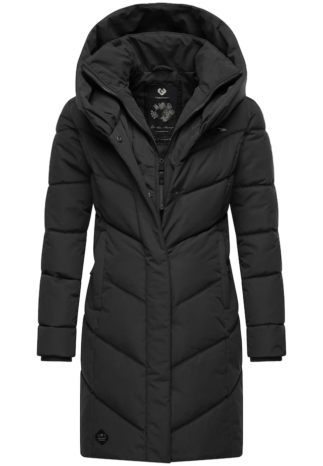 Ragwear Steppmantel »Natalka« stylischer, gesteppter Winterparka mit gefütterter Kapuze