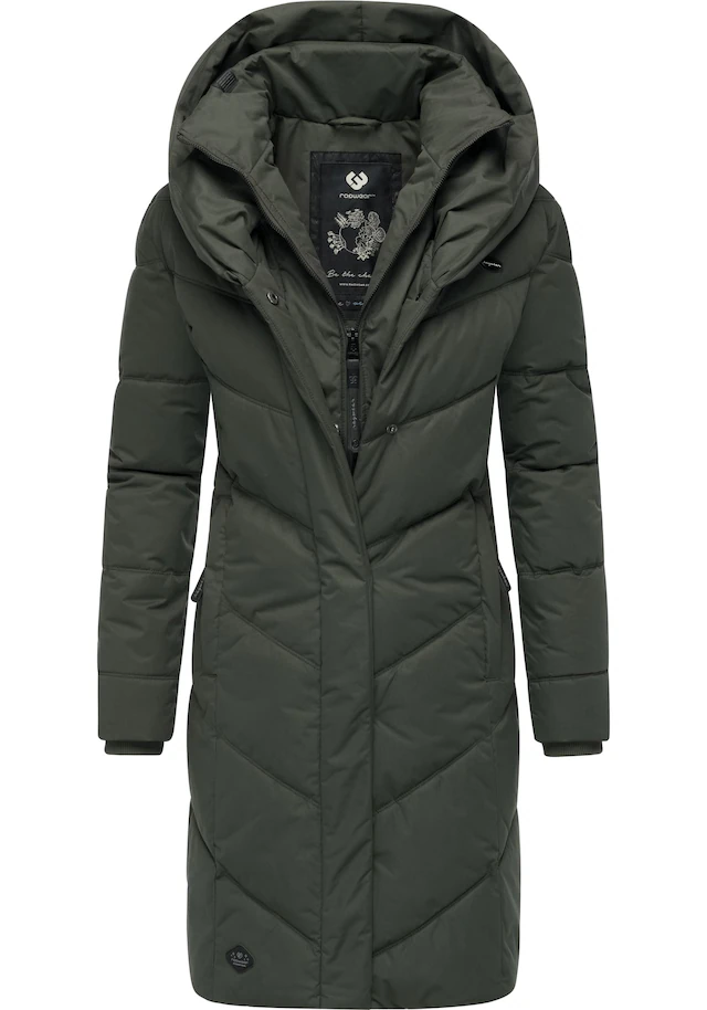 Ragwear Steppmantel »Natalka« stylischer, gesteppter Winterparka mit gefütterter Kapuze