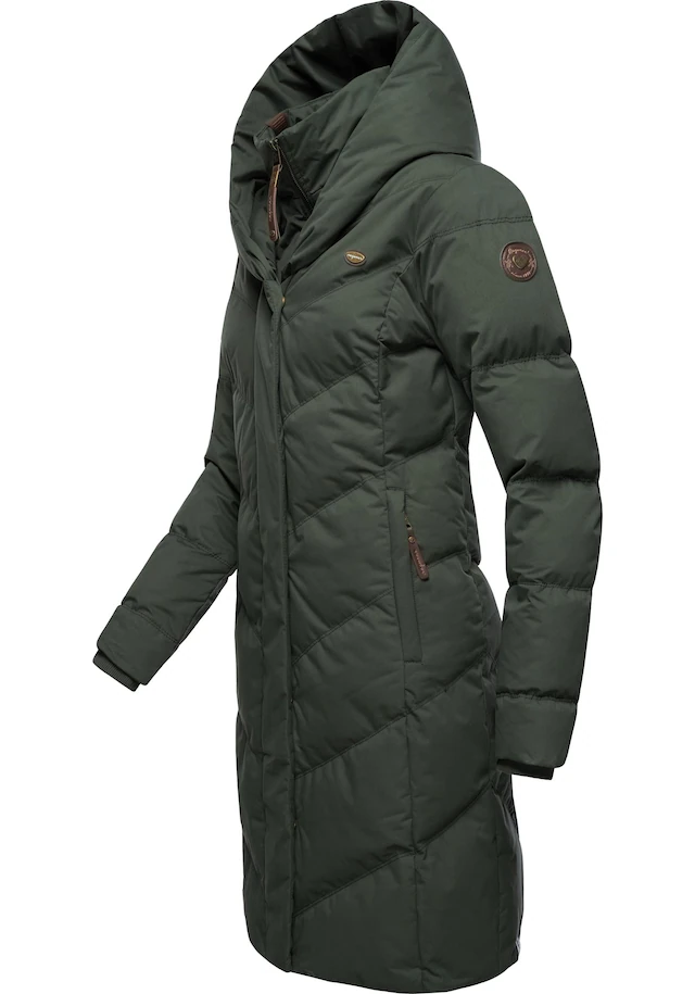 Ragwear Steppmantel »Natalka« stylischer, gesteppter Winterparka mit gefütterter Kapuze