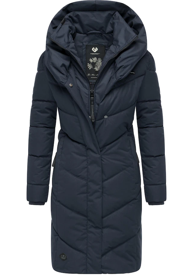 Ragwear Steppmantel »Natalka« stylischer, gesteppter Winterparka mit gefütterter Kapuze