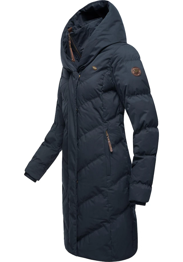 Ragwear Steppmantel »Natalka« stylischer, gesteppter Winterparka mit gefütterter Kapuze