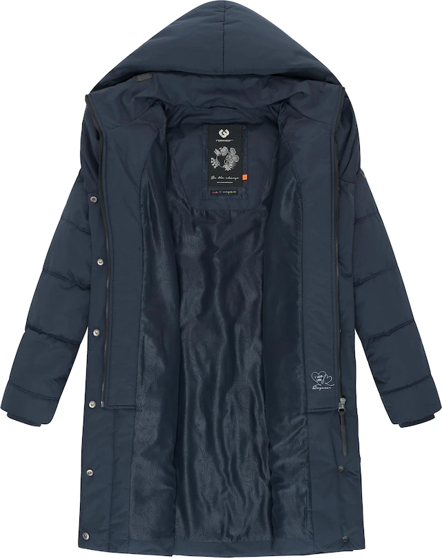 Ragwear Steppmantel »Natalka« stylischer, gesteppter Winterparka mit gefütterter Kapuze