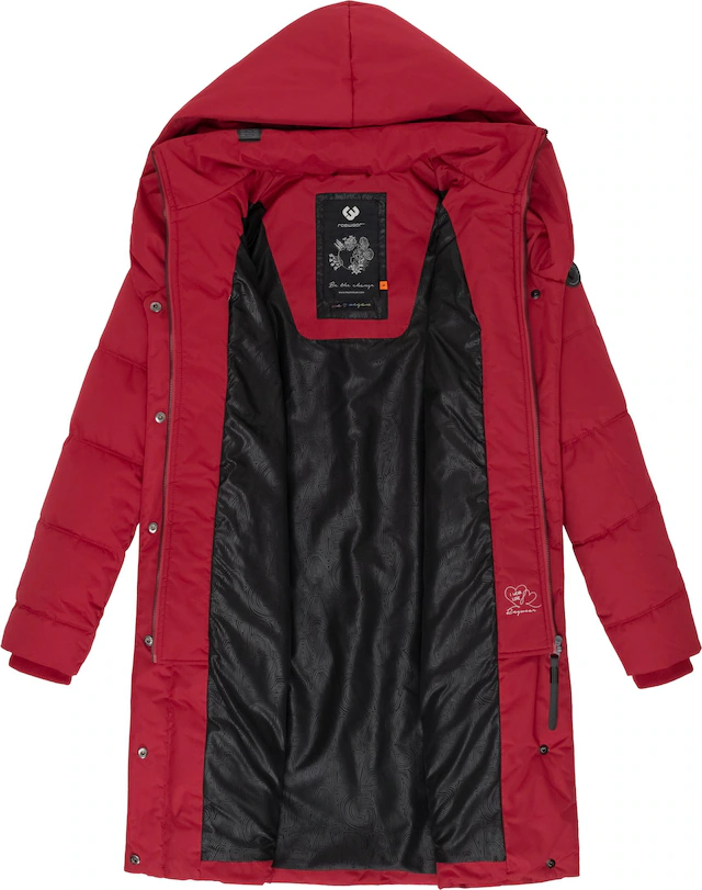 Ragwear Steppmantel »Natalka« stylischer, gesteppter Winterparka mit gefütterter Kapuze