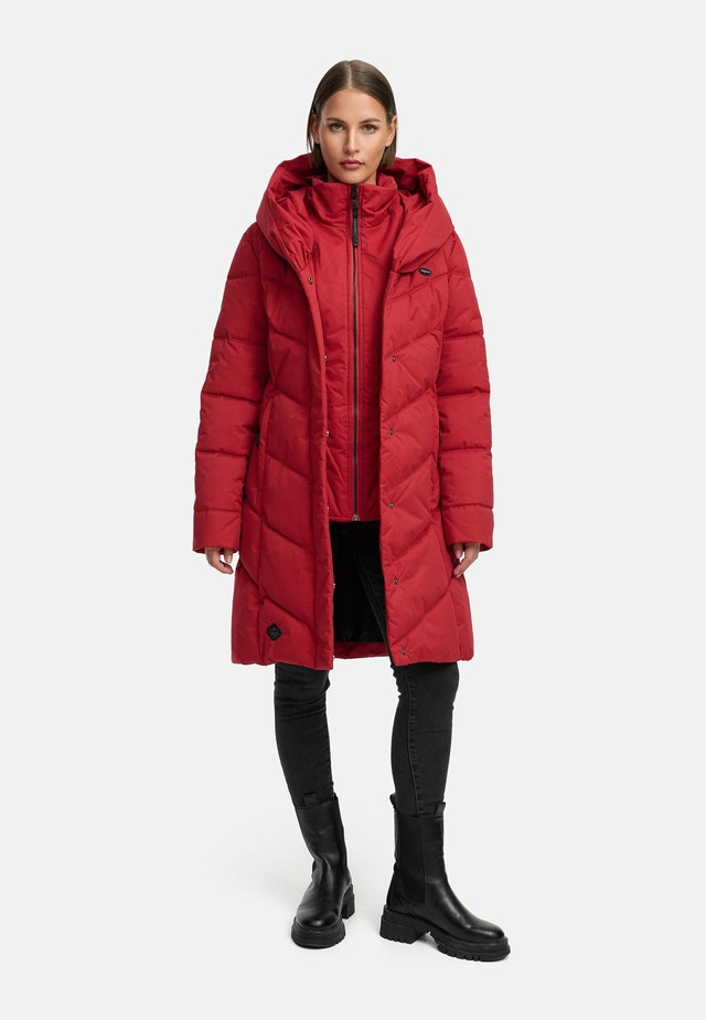 Ragwear Steppmantel »Natalka« stylischer, gesteppter Winterparka mit gefütterter Kapuze