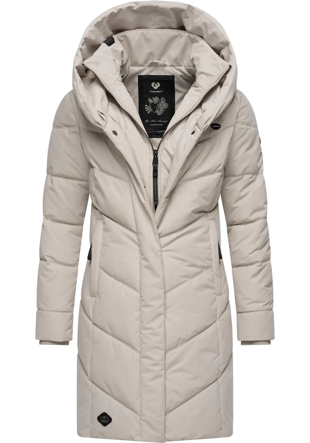 Ragwear Steppmantel »Natalka« stylischer, gesteppter Winterparka mit gefütterter Kapuze