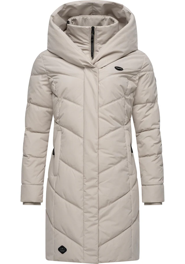 Ragwear Steppmantel »Natalka« stylischer, gesteppter Winterparka mit gefütterter Kapuze