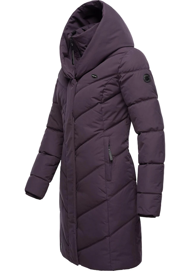 Ragwear Steppmantel »Natalka« stylischer, gesteppter Winterparka mit gefütterter Kapuze