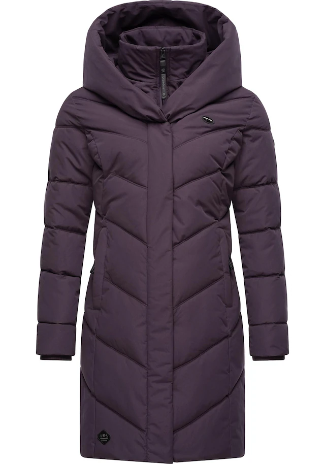 Ragwear Steppmantel »Natalka« stylischer, gesteppter Winterparka mit gefütterter Kapuze