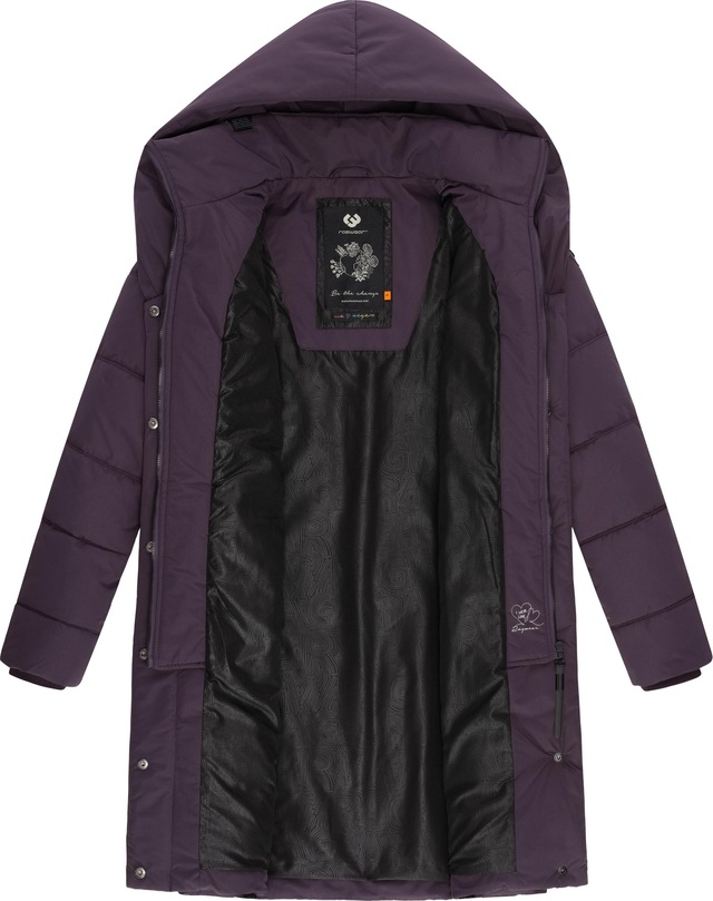 Ragwear Steppmantel »Natalka« stylischer, gesteppter Winterparka mit gefütterter Kapuze