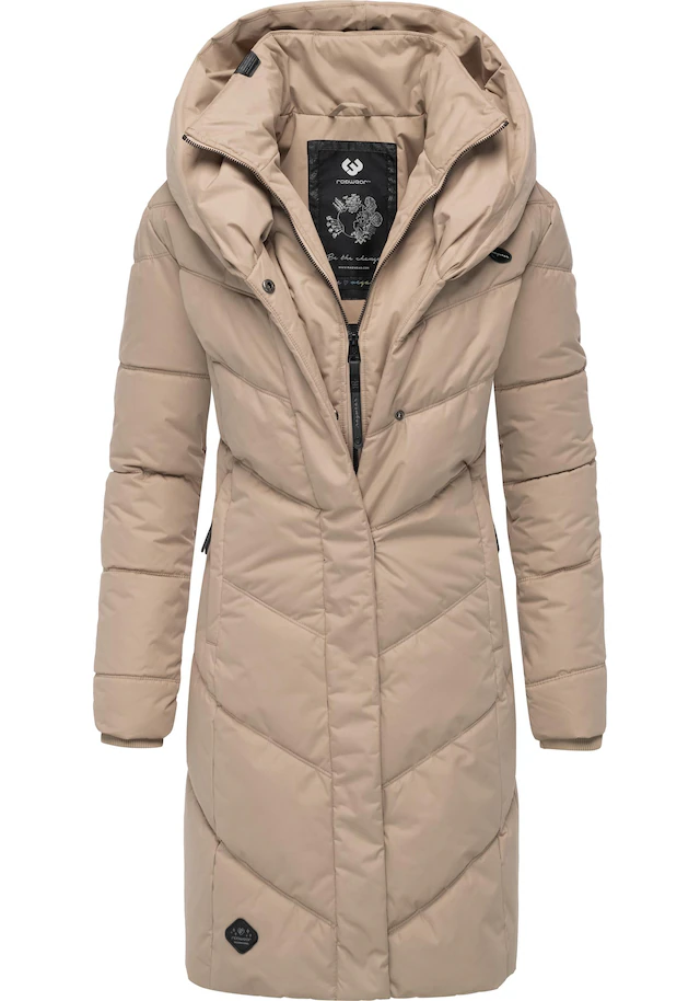 Ragwear Steppmantel »Natalka« stylischer, gesteppter Winterparka mit gefütterter Kapuze