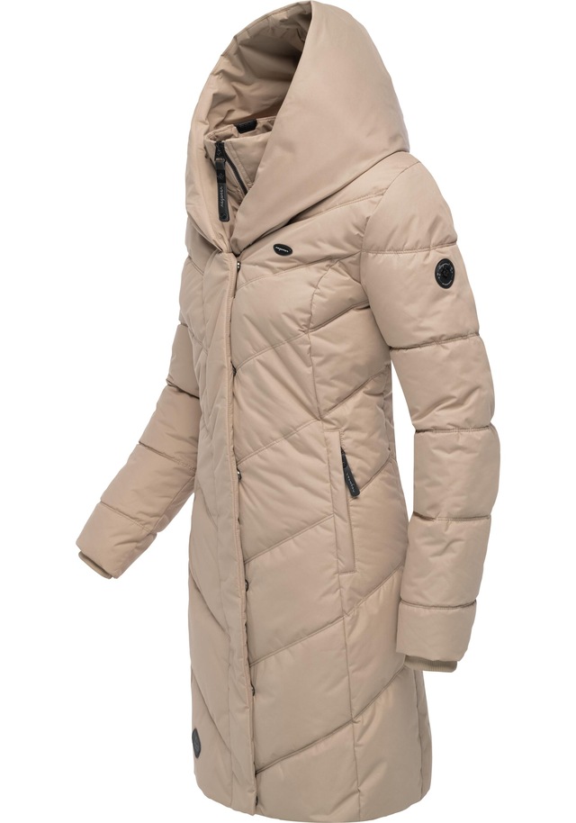 Ragwear Steppmantel »Natalka« stylischer, gesteppter Winterparka mit gefütterter Kapuze