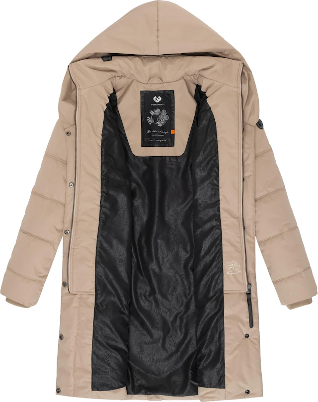 Ragwear Steppmantel »Natalka« stylischer, gesteppter Winterparka mit gefütterter Kapuze