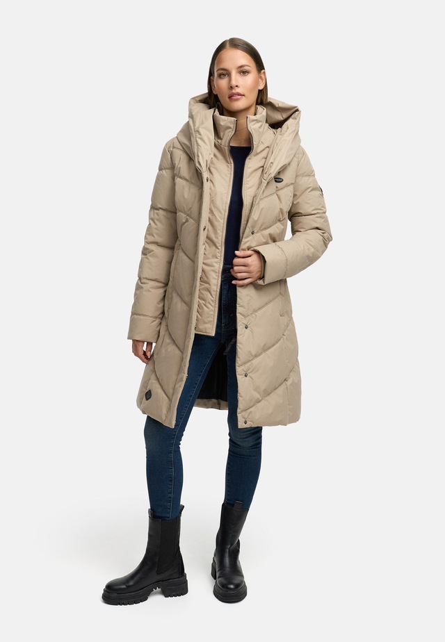 Ragwear Steppmantel »Natalka« stylischer, gesteppter Winterparka mit gefütterter Kapuze