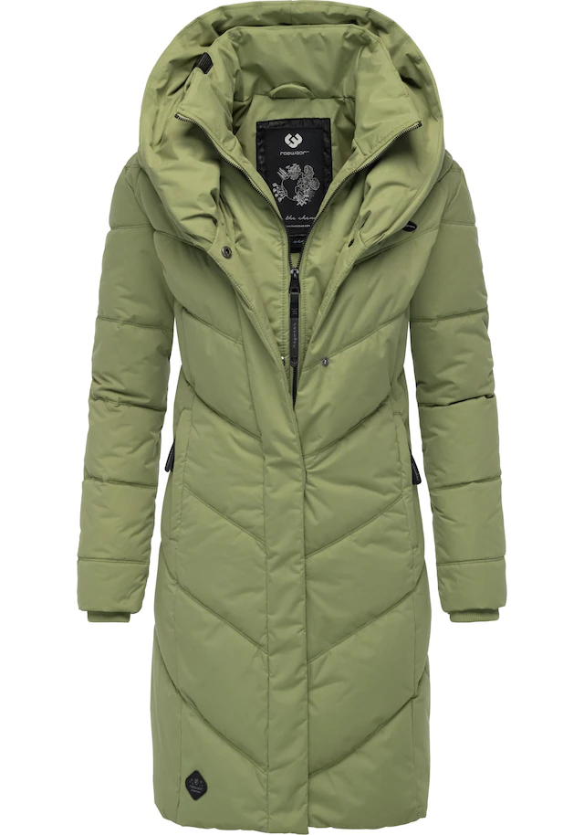 Ragwear Steppmantel »Natalka« stylischer, gesteppter Winterparka mit gefütterter Kapuze