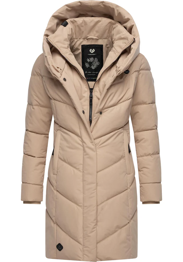 Ragwear Steppmantel »Natalka« stylischer, gesteppter Winterparka mit gefütterter Kapuze