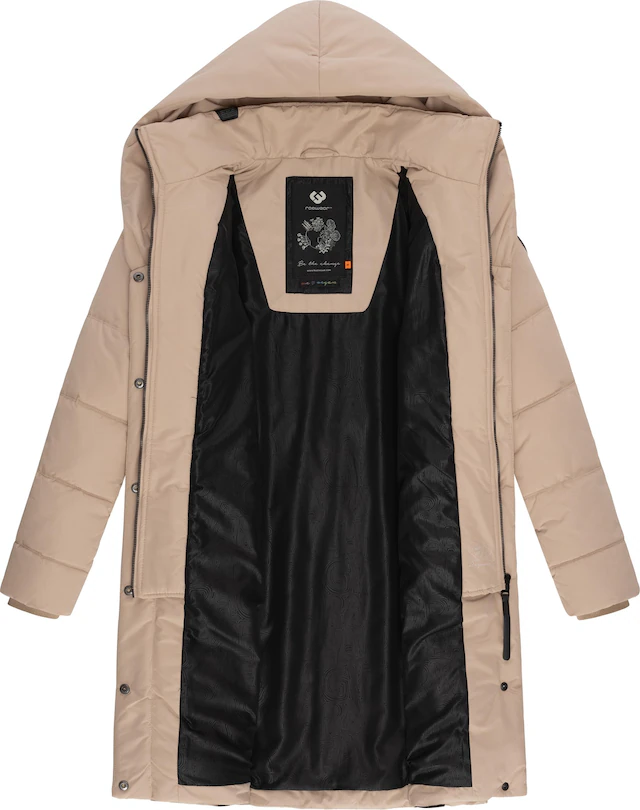 Ragwear Steppmantel »Natalka« stylischer, gesteppter Winterparka mit gefütterter Kapuze
