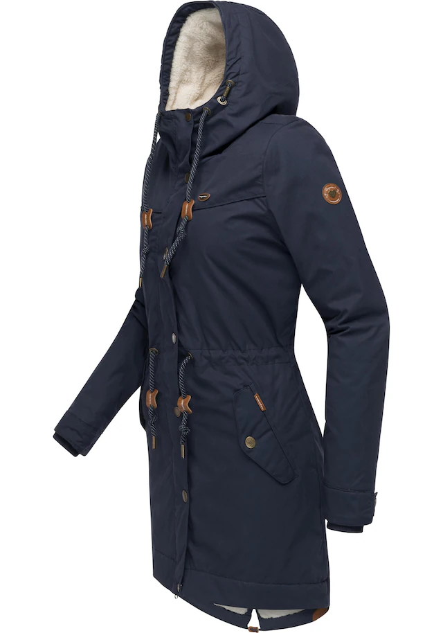 Ragwear Winterjacke »YM-Canny« mit Kapuze stylischer Damen Kurzmantel Parka mit Kapuze
