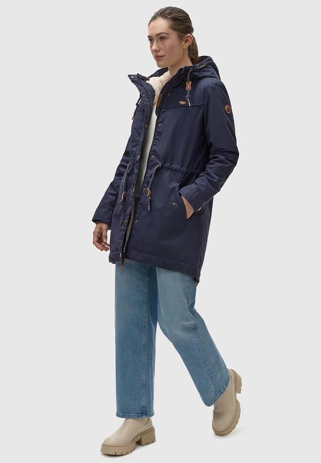 Ragwear Winterjacke »YM-Canny« mit Kapuze stylischer Damen Kurzmantel Parka mit Kapuze