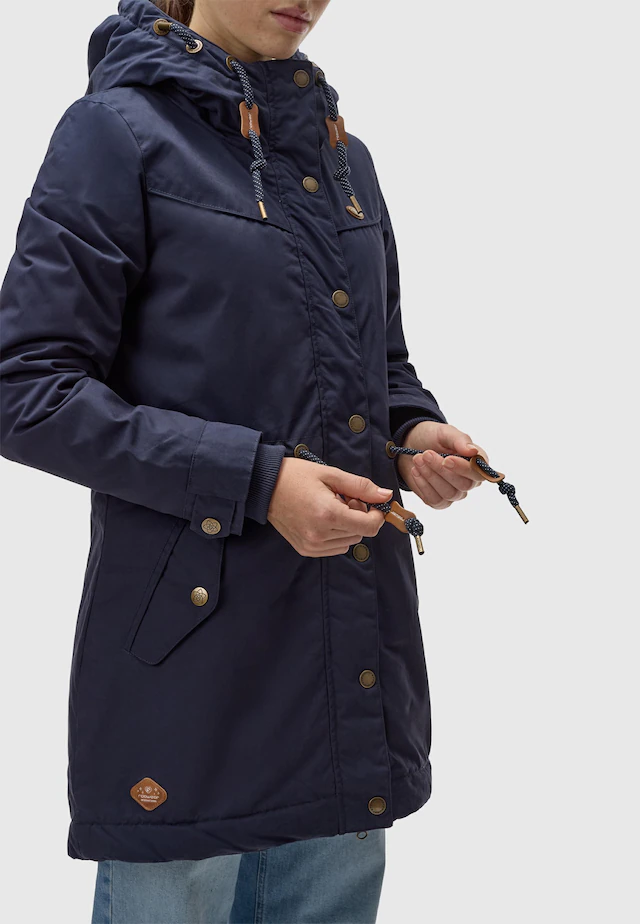 Ragwear Winterjacke »YM-Canny« mit Kapuze stylischer Damen Kurzmantel Parka mit Kapuze