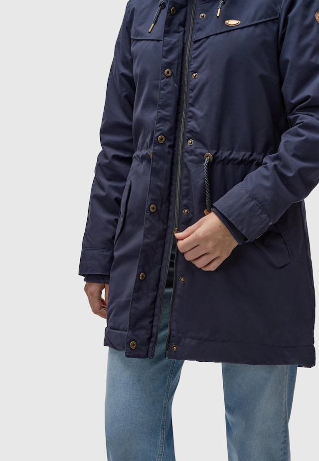Ragwear Winterjacke »YM-Canny« mit Kapuze stylischer Damen Kurzmantel Parka mit Kapuze