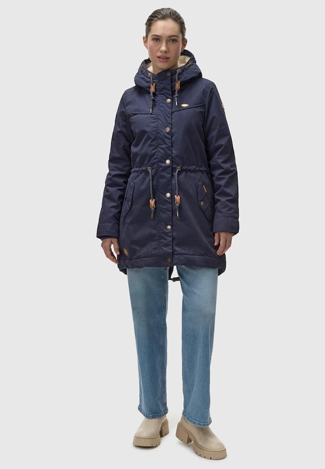Ragwear Winterjacke »YM-Canny« mit Kapuze stylischer Damen Kurzmantel Parka mit Kapuze