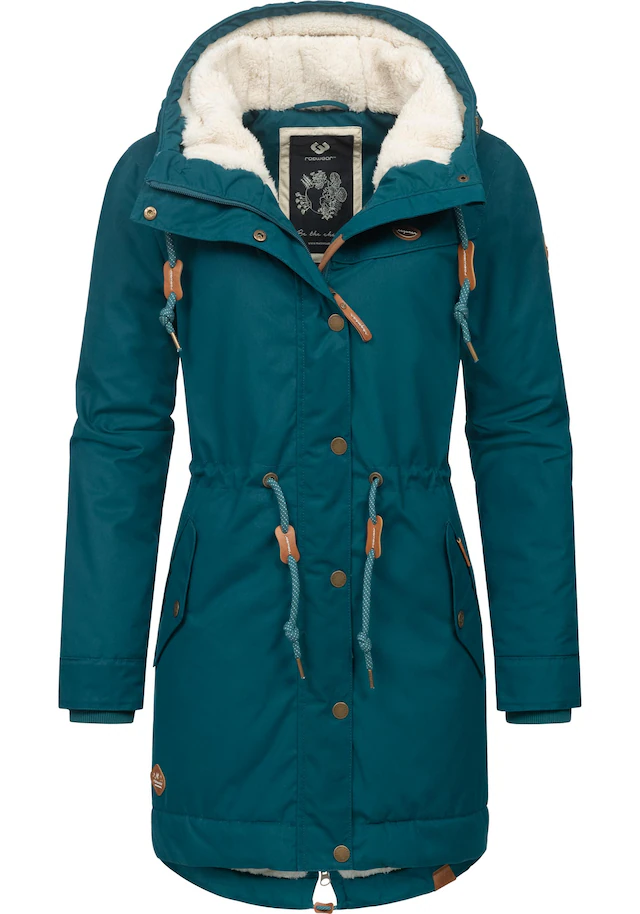 Ragwear Winterjacke »YM-Canny« mit Kapuze stylischer Damen Kurzmantel Parka mit Kapuze