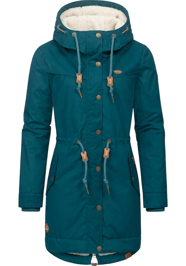 Ragwear Winterjacke »YM-Canny« mit Kapuze stylischer Damen Kurzmantel Parka mit Kapuze