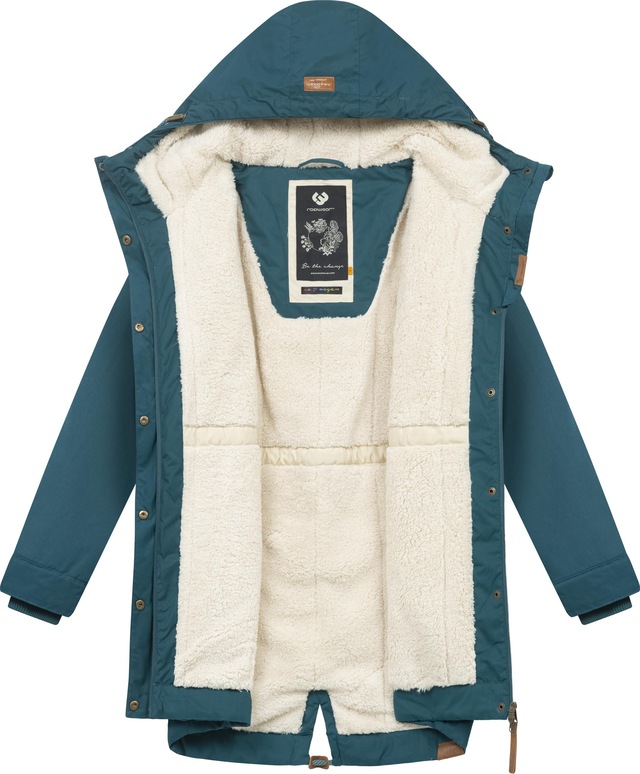 Ragwear Winterjacke »YM-Canny« mit Kapuze stylischer Damen Kurzmantel Parka mit Kapuze