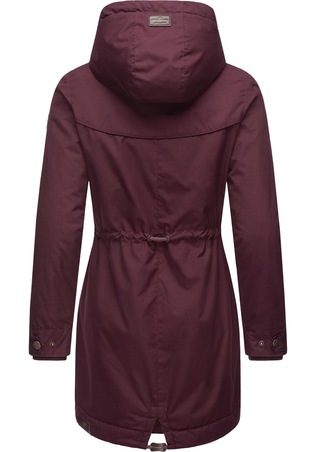 Ragwear Winterjacke »YM-Canny« mit Kapuze stylischer Damen Kurzmantel Parka mit Kapuze