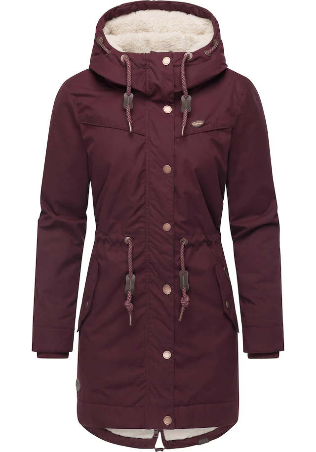 Ragwear Winterjacke »YM-Canny« mit Kapuze stylischer Damen Kurzmantel Parka mit Kapuze
