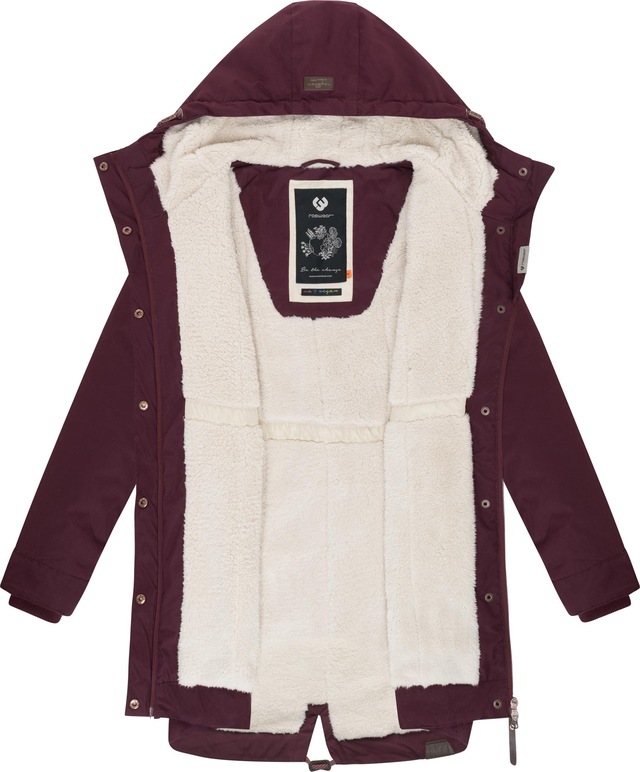 Ragwear Winterjacke »YM-Canny« mit Kapuze stylischer Damen Kurzmantel Parka mit Kapuze
