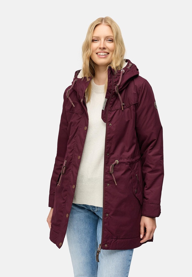 Ragwear Winterjacke »YM-Canny« mit Kapuze stylischer Damen Kurzmantel Parka mit Kapuze