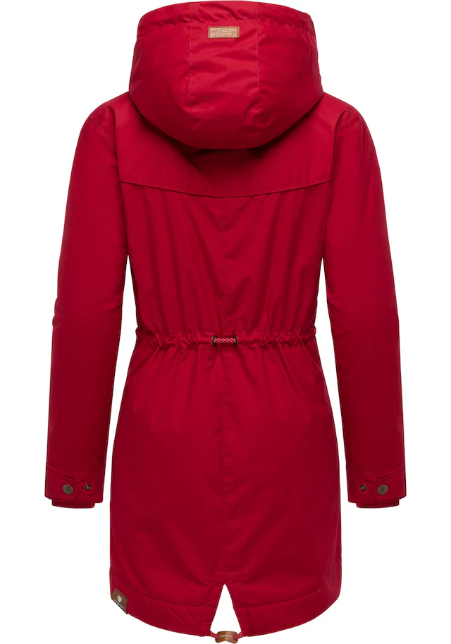 Ragwear Winterjacke »YM-Canny« mit Kapuze stylischer Damen Kurzmantel Parka mit Kapuze