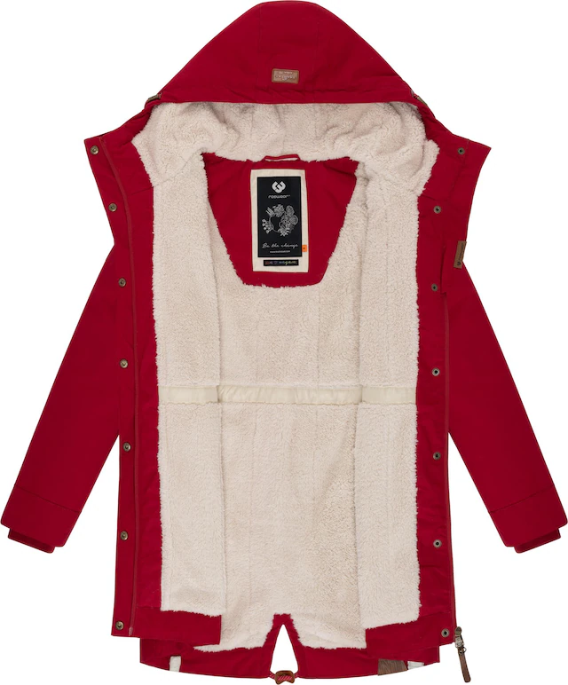 Ragwear Winterjacke »YM-Canny« mit Kapuze stylischer Damen Kurzmantel Parka mit Kapuze