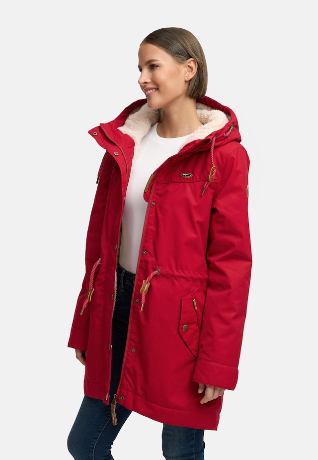 Ragwear Winterjacke »YM-Canny« mit Kapuze stylischer Damen Kurzmantel Parka mit Kapuze