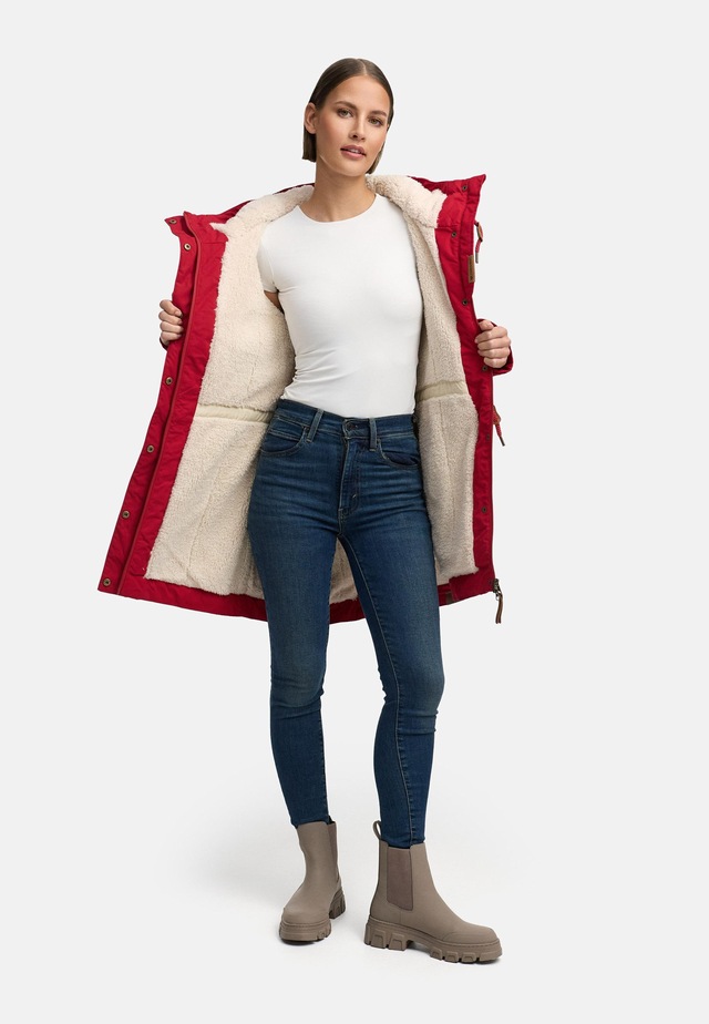 Ragwear Winterjacke »YM-Canny« mit Kapuze stylischer Damen Kurzmantel Parka mit Kapuze