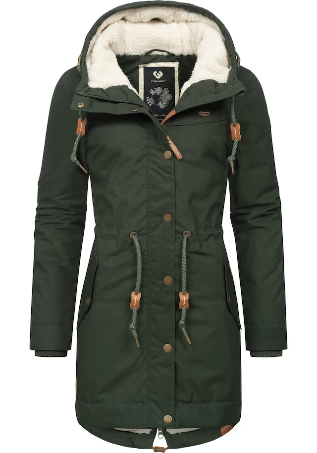 Ragwear Winterjacke »YM-Canny« mit Kapuze stylischer Damen Kurzmantel Parka mit Kapuze