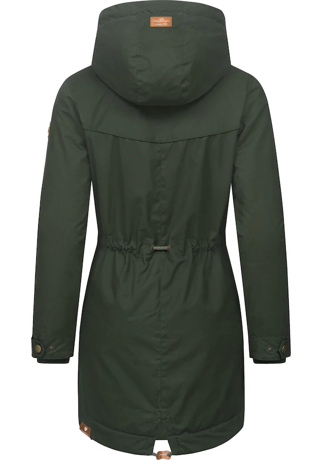 Ragwear Winterjacke »YM-Canny« mit Kapuze stylischer Damen Kurzmantel Parka mit Kapuze